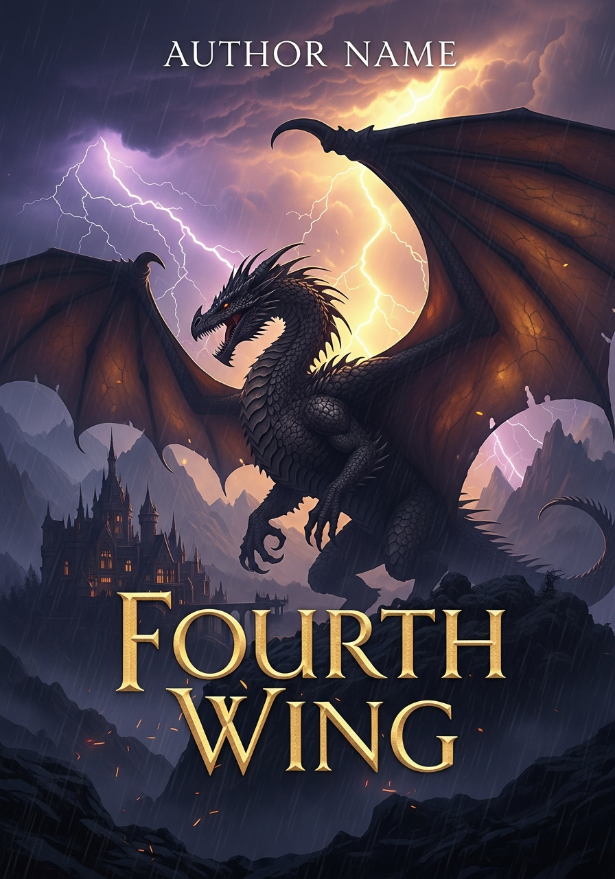Fourth Wing book cover