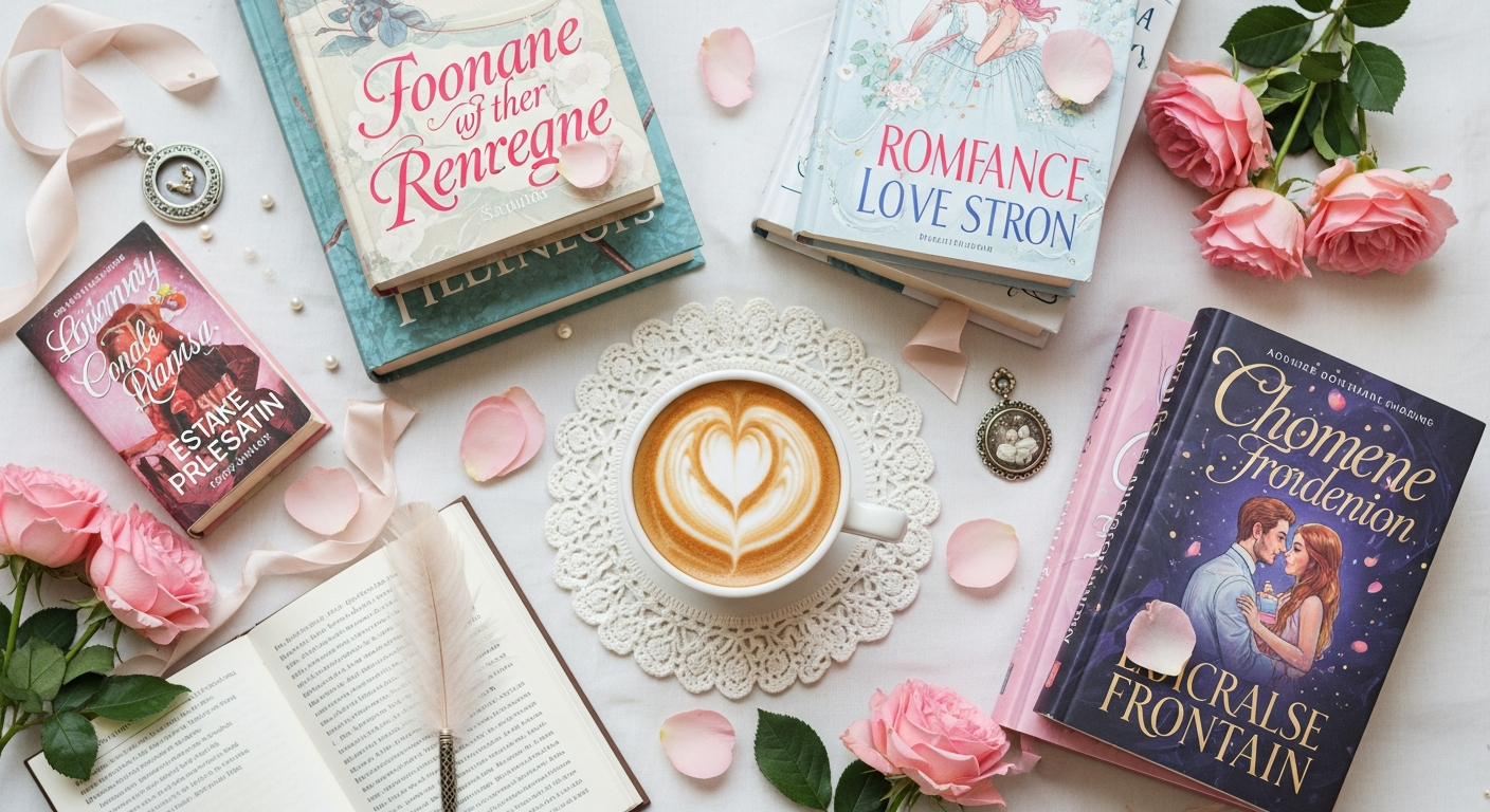 Romance books aesthetic